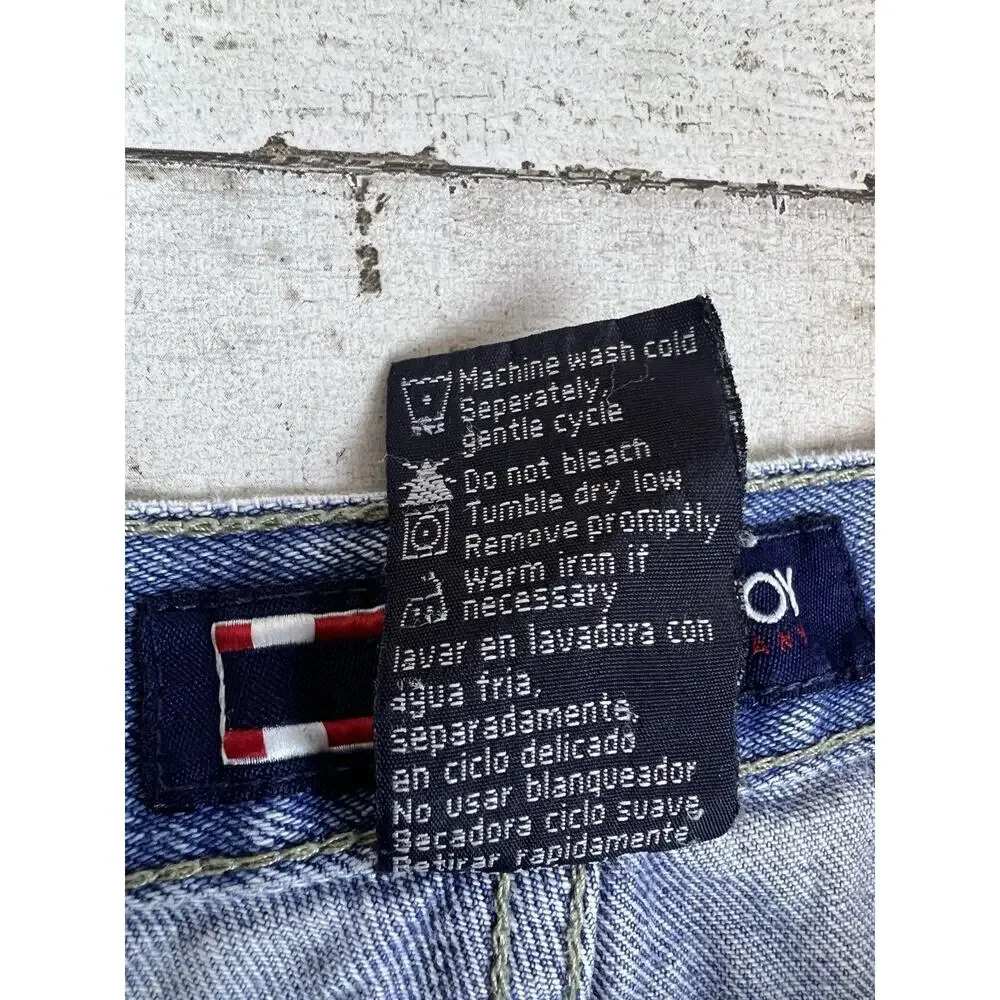 Vintage Bugle Boy Jeans Men 38x32 (37x31) Light Wash 90s Straight Leg USA Denim